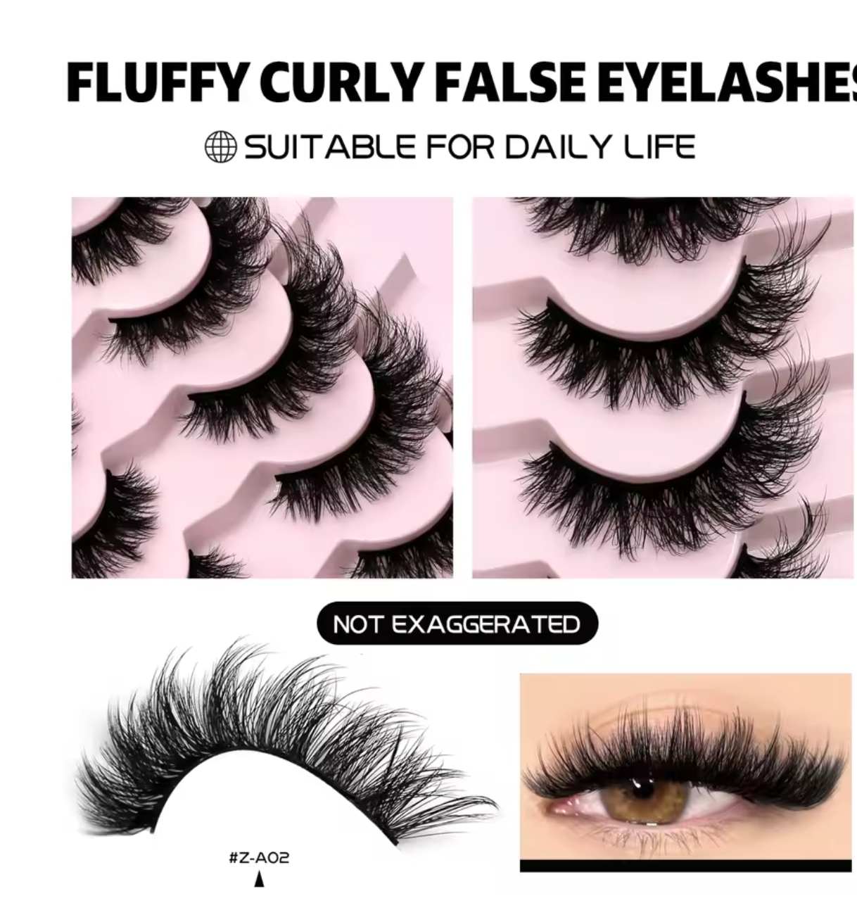 Faux cils 3D Oeil de chat